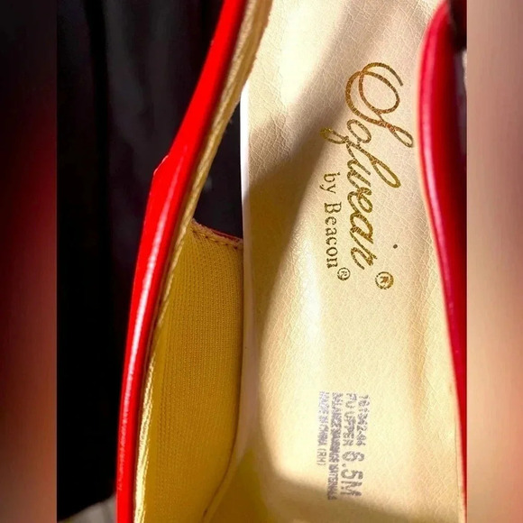 SOFTWARES by Beacons | Women's Slingback Bowknot Mid Kitten Heel Size 6.5M - Picture 5 of 5